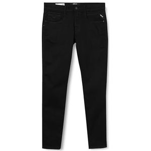 Replay Bronny Forever Dark Jeans voor heren, 098 Black, 36W x 30L