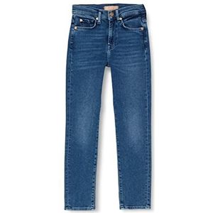 7 For All Mankind Roxanne Enkel Luxe Vintage Jeans voor dames, Donkerblauw, 44