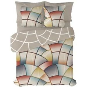 Pierre Cardin - Lucas - Dekbedovertrek Set - Bruin - 4 Onderdelen