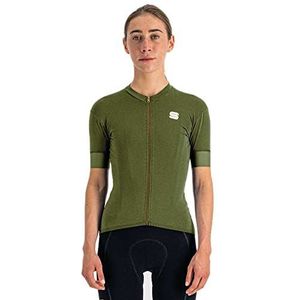 Sportful Monocrom W Jrs shirt met lange mouwen voor dames, Groene fles, S
