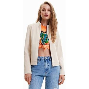 Bikerjack - Suède-effect - Jack - Regular Fit - Lange Mouwen