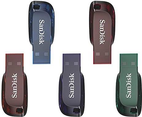 SanDisk 32 GB Cruzer Blade USB-stick - 5-pack