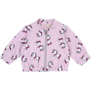 Chicco Sweatshirt met ritssluiting voor meisjes, middelroze, 6 mesi