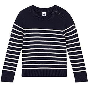 Petit Bateau Trui SMO/MA3A outerwear, smoking/marshmallow, 3 jaar jongens, Smoking/Marshmallow., 3 Jaren