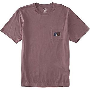 BILLABONG Zaketiketten T-shirt, vintage paars, XS voor heren, Violet Vintage, XS