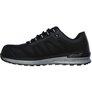 Skechers Bulklin Comp Toe Sneakers voor heren, Zwart, 44 EU