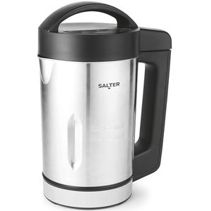 Salter EK5118V2 Digitale Soepmaker - 1,6L, meng stevige & gladde soep, ideaal voor batch koken, 5 instellingen (glad, chunky, dranken, warm houden, mengen/schoonmaken), roestvrij staal