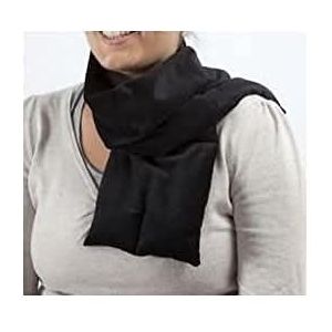 ECO-CONSEILS - Warmwaterkruik - Halsomtrek van biologisch katoen en biologische tarwezaden - verwarmende sjaal - welzijn - ultrazacht - 100% natuurlijk - plantaardige kleurstof