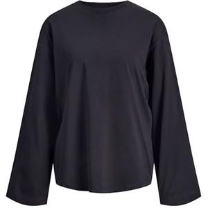 Jxandrea Loose Ls Tee JRS, zwart, S