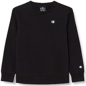 Champion Legacy Legacy Basics B - Ultralight Powerblend Fleece Crewneck Sweatshirt, Zwart, 13-14 jaar Kinderen FW23, Nero