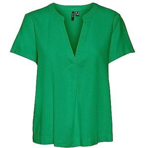 VERO MODA Vmmymilo Ss WVN Ga Top voor dames, bright green, S
