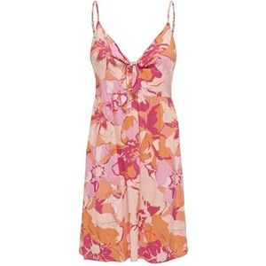 Onlnova Life Vis Jules Dress AOP, Golden Poppy, M