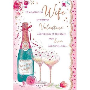 Moderne Decoratieve Valentijnskaart Vrouw - 10 x 7 inch - Regal Publishing