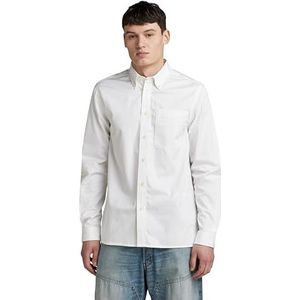 One Pkt Regular Shirt met lange mouwen, wit (White D24292-a504-110), XS