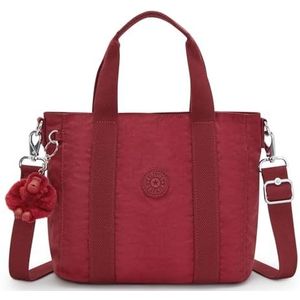 Kipling ASSENI MINI, Kleine draagtas (met afneembare schouderriem), 14 x 80 x 38 cm, Funky Red (ROOD)