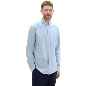 TOM TAILOR heren overhemd, 35960 - Light Blue Chambray, L