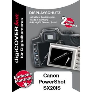 digiCOVER LCD Screen Protection Film voor Canon PowerShot SX20 IS
