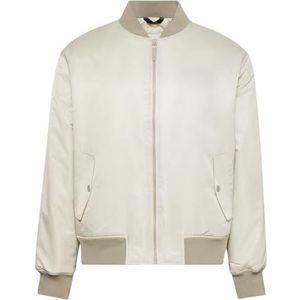 Calvin Klein Jeans Heren LS JEANS HERO BOMBER LV04RC526G jassen, bruin (Island Fossil), S, Bruin (Eiland Fossiel), S