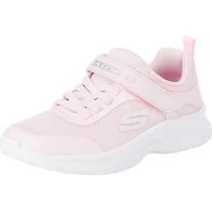 Skechers Meisjes Trainers, Licht Roze Mesh/Trim, 10 UK, Lichtroze Mesh Trim, 27 EU