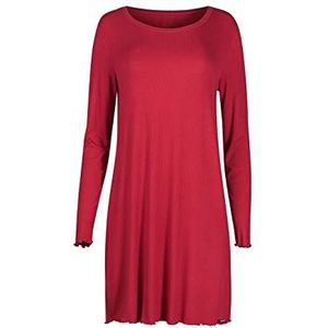 Skiny Every Night Special Nachthemd voor dames, lange mouwen, rood, regular, Rot, One size