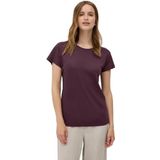 Cecil - T-shirt - Mulberry Red - Etskant-look