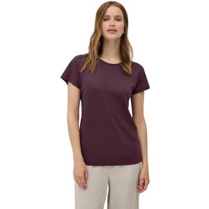 Cecil - T-shirt - Mulberry Red - Etskant-look