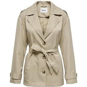 ONLY Onlline Short OTW Noos Trenchcoat voor dames, Humus, M