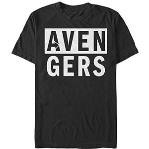 Marvel Avengers Classic - AVENGERS Icon Unisex Crew neck T-Shirt Black 2XL
