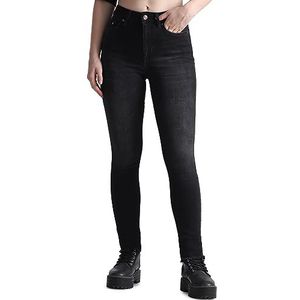 ONLY ONLBLUSH HW SK ANK DNM REA005 Skinny Jeans voor dames, Washed Black, (XS) W x 32L