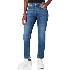 Comma CI Damesbroek vrijetijdsbroek, 58Z8 Dark Blue Stretch, 32