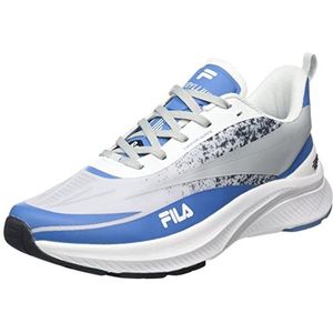 FILA Beryllium hardloopschoen voor heren, White-Lichen Blue, 44 EU