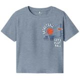 NAME IT Jongens Nmmkeith Ss Nreg Top Box, Dusty Blue., 104