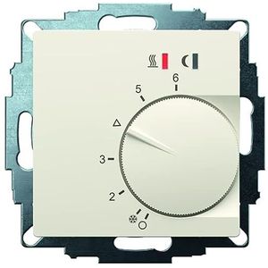 EBERLE UTE 2800-R-RAL1013-M-55UP-Thermostaat als kamerregelaar, 5-30C, AC 230V, 16 A relaisuitgang 1 sluiter, PWM of 2-puntsregeling instelbaar, aan/uit-schakelaar, TA, LED-indicatoren