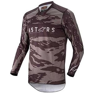 Alpinestars MX Crosssh T-shirt voor baby's en peuters, formele buttondown, zwart/grijs, M heren, Zwart/Grijs