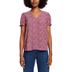 edc by ESPRIT dames blouse, 664/roze fuchsia 5, XL