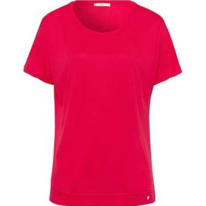 BRAX Dames Style Caelen New Fluid T-Shirt, oranje (papaya), 42 NL