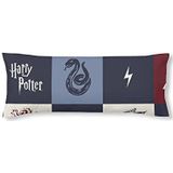 BELUM | kussensloop Harry Potter, kussensloop van 100% katoen, geruit, blauw, 90 bed.