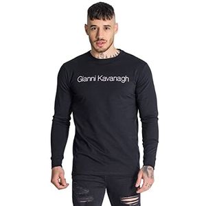 Gianni Kavanagh Black Essence shirt met lange mouwen, hiking shirt, XS heren, blue, XS
