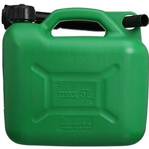 Silverline 847074 kunststof jerrycan, 5 l groen