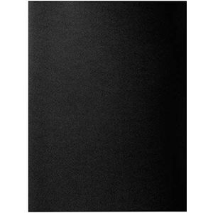 Exacompta - ref. 800018E - Set van 100 felgekleurde inlegmappen - ROCK''S - 80 g/m2 - in PEFC™ - gecertificeerde mappen - Afmetingen: 22 x 31 cm Formaat A4 - kleur zwart