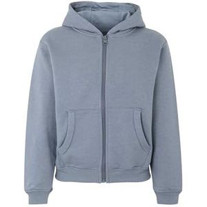 Mukua Byron Kids Kindersweatshirt met ritssluiting en capuchon, Blauw (Blue fog), 12-14 años