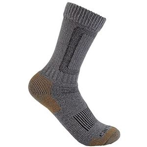 Carhartt Herenschoensokken van zware wolmix, stalen neus, gemêleerd, grijs, X-Large, gemêleerd, grijs, X-Large
