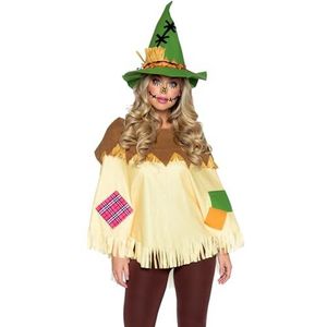 Leg Avenue Carnaval Kostuum Scarecrow Poncho and hat, Onesize (Multicolor)