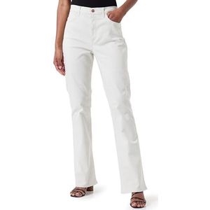 Wrangler Bootcut jeans voor dames, Vintage Wit, 30W / 32L