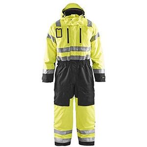 Blåkläder - 6763-1977 - Winteroverall - High Vis Geel/Zwart - Veiligheidskleding met Hoge Zichtbaarheid
