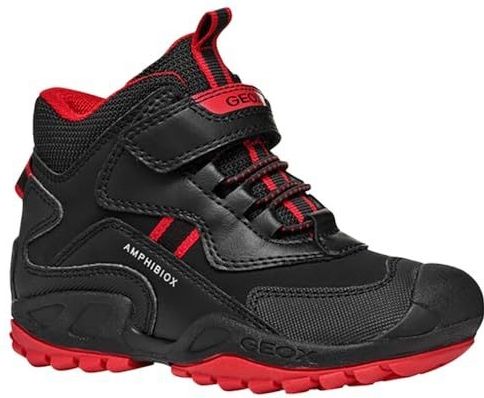 Geox - J New Savage Boy B A - Gymschoenen - Zwart