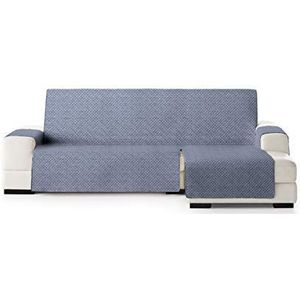 Eysa Mist bankovertrek, polyester, C/3 blauw-grijs, Chaise longue 290 cm. Geschikt voor banken van 300 tot 350 cm.