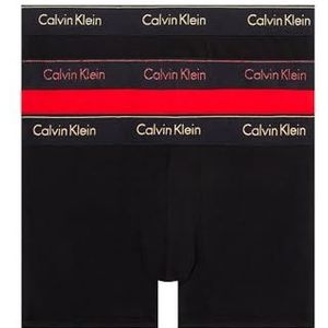 Calvin Klein Heren Trunk (Pack van 3), B-W Bk Wb, Rg-Bk Wb, B-Bk Wb, S
