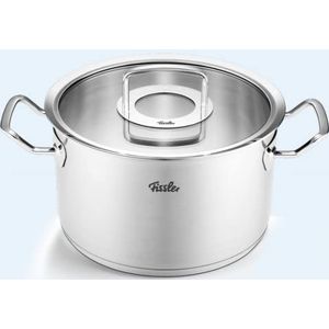 Fissler Original Profi Collection Kookpan 24 cm - Zilver, 6,3L - Duurzaam en gebruiksvriendelijk