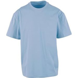 Build Your Brand Heren T-shirt 100% katoen poederblauw M, Powderblue, M